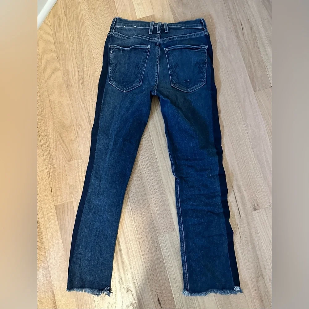 MCGUIRE DENIM | Two Tone | Raw Hem | Crop | Cropped Jeans | 27 | Style 185A - Picture 5 of 7